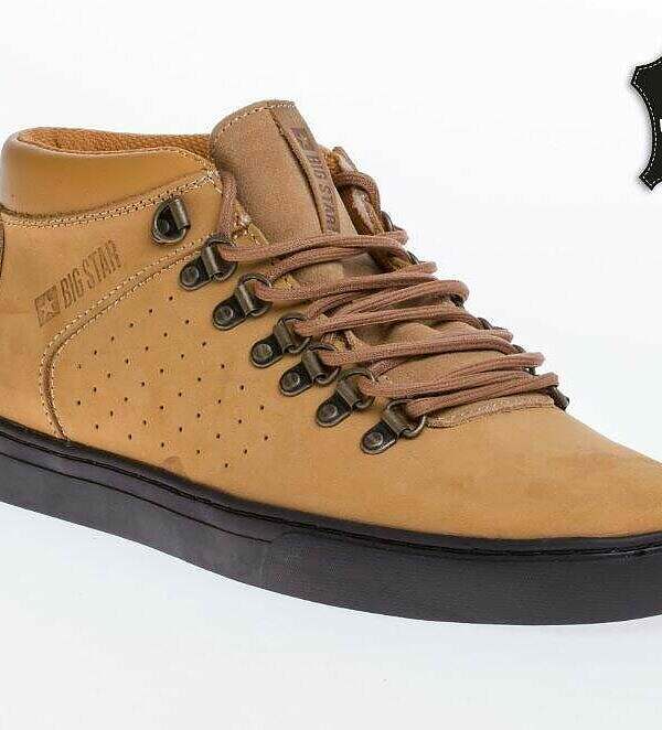 Big Star Man Real Leather Trainers